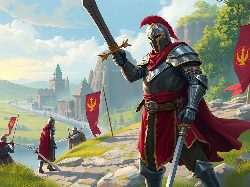 Intense Combat in Knight Dominion Knight Dominion Battle Scene